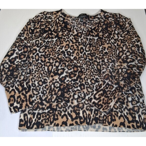 Talbots Sweater Kid's Animal Print Knit Size - See Description Comments - Picture 4 of 9